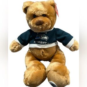 Good Stuff Seattle Seahawks 14” Plush Teddy Bear with Blue Shirt